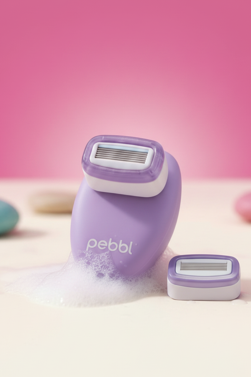 Pebbl Razor + Head Product Card
