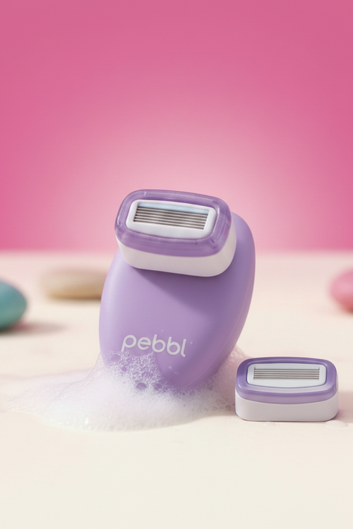 Pebbl Razor + Head Product Card